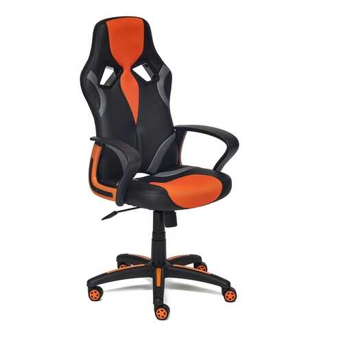 Игровое кресло TetChair Runner, оранжевый/черный в Роникон