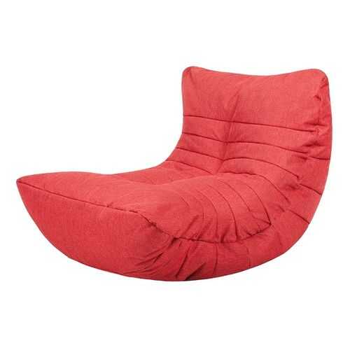 Кресло бескаркасное Папа Пуф Cocoon Chair Red, размер L, рогожка, красный в Роникон