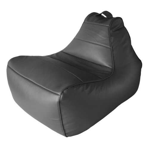 Кресло-мешок Папа Пуф Modern Lounger Black, размер L, экокожа, черный в Роникон