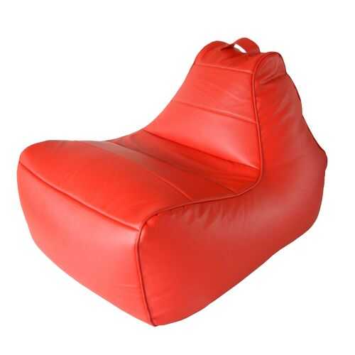 Кресло-мешок Папа Пуф Modern Lounger Red, размер L, экокожа, красный в Роникон