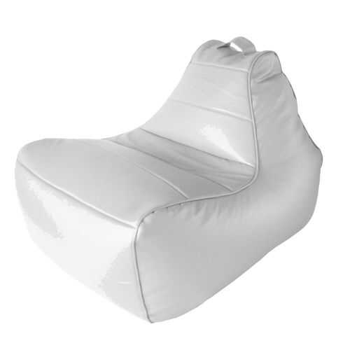 Кресло-мешок Папа Пуф Modern Lounger White, размер L, экокожа, белый в Роникон