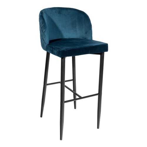 Мягкий барный стул STOOL GROUP MC11B HLR-63 Сине-зеленый, вельвет в Роникон