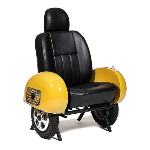 Кресло для гостиной TetChair 110х88х72 см, белый/серый/бежевый в Роникон